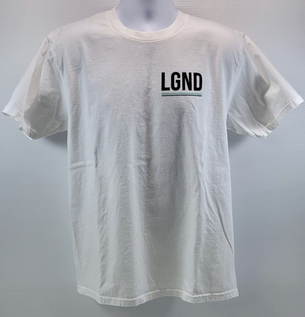 A) LGND Supply Company Men White Cotton T-Shirt XL